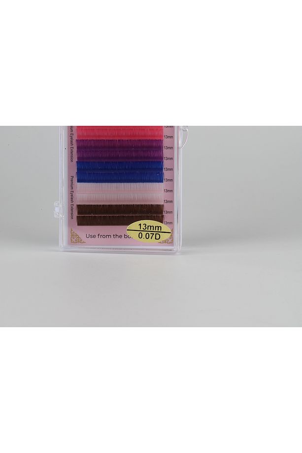 Renkli Ipek Kirpik 0.07 mm D Kıvrım 13 mm - 5