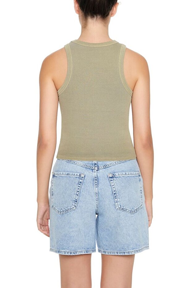 Fitilli Örgü Atlet - 5