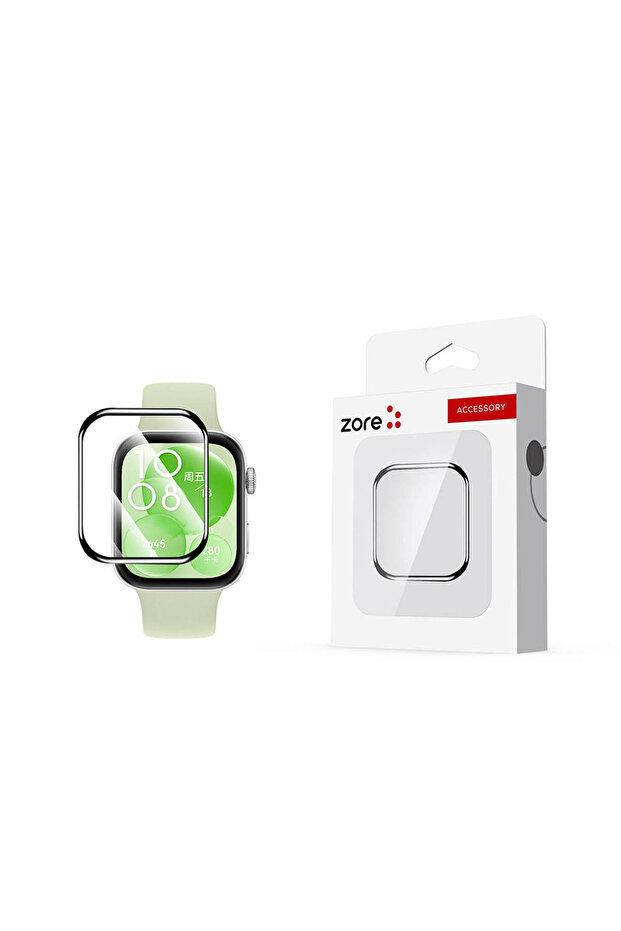 واقي شاشة ساعة هواوي فيت 3 CPPL PMMA - أسود - 2