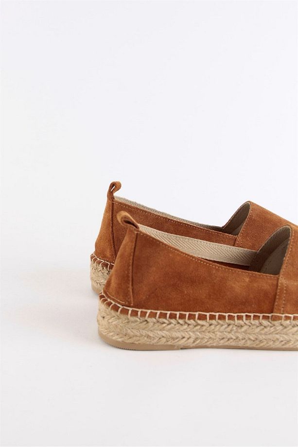 Best Taba Süet Kadın Espadril Ayakkabı - 8