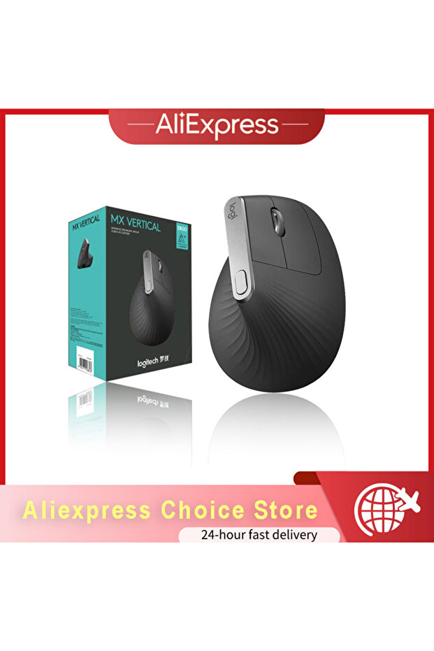 Original logitech mx vertical bluetooth wireless ergonomic mouse 4000dpi multifunction 2.4g... - 8