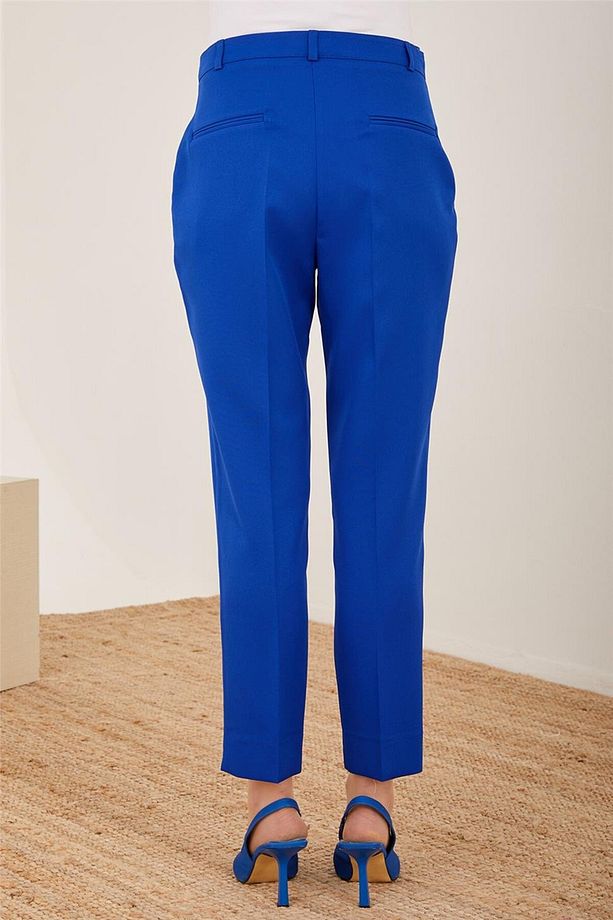 Çift Filetolu Pantolon 23y2435 Saks - 5