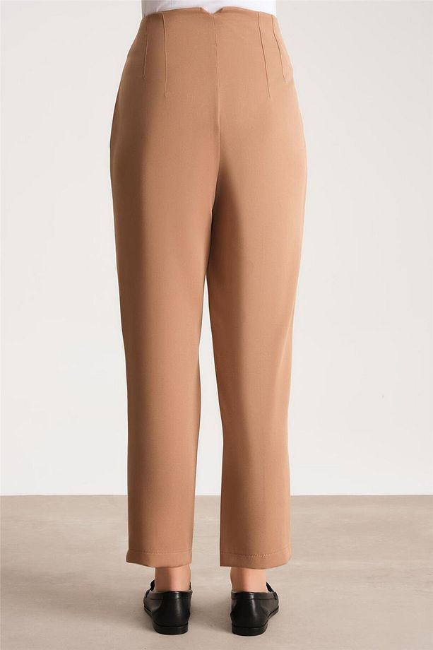 Yüksek Bel Havuç Pantolon Ort2518 Camel - 7