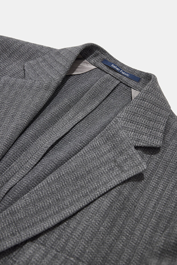 ANTRASİT DÜĞMELİ CEKET - 3