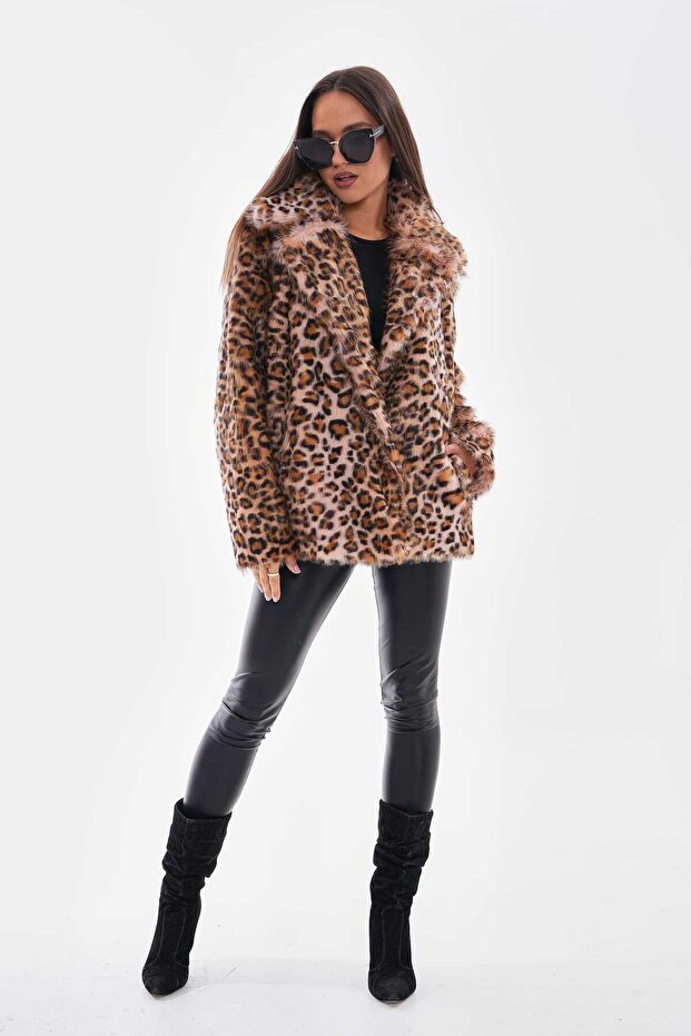 LEOPAR CEKET YAKA KÜRK - 6