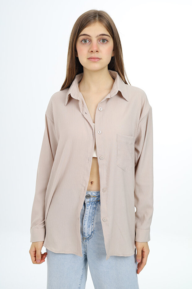 Cream Girl's Shirt 17969