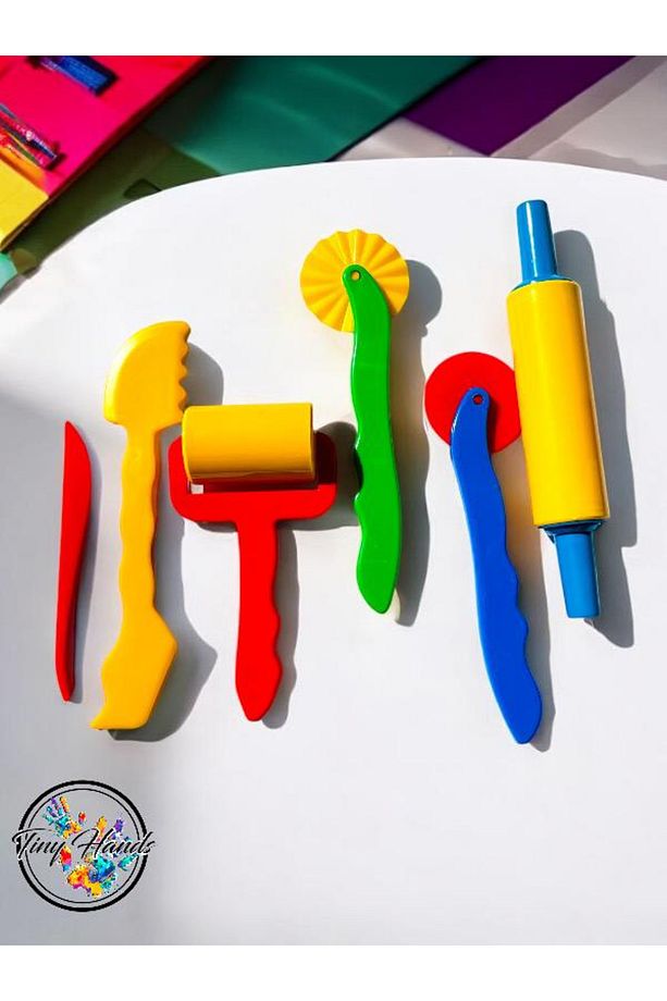 Oyun Hamuru Şekillendirme Seti Oyun Hamuru Kesme Sti 6 Parça Şekil Verme - 4'lü Play-Doh Oyun Hamuru - 3