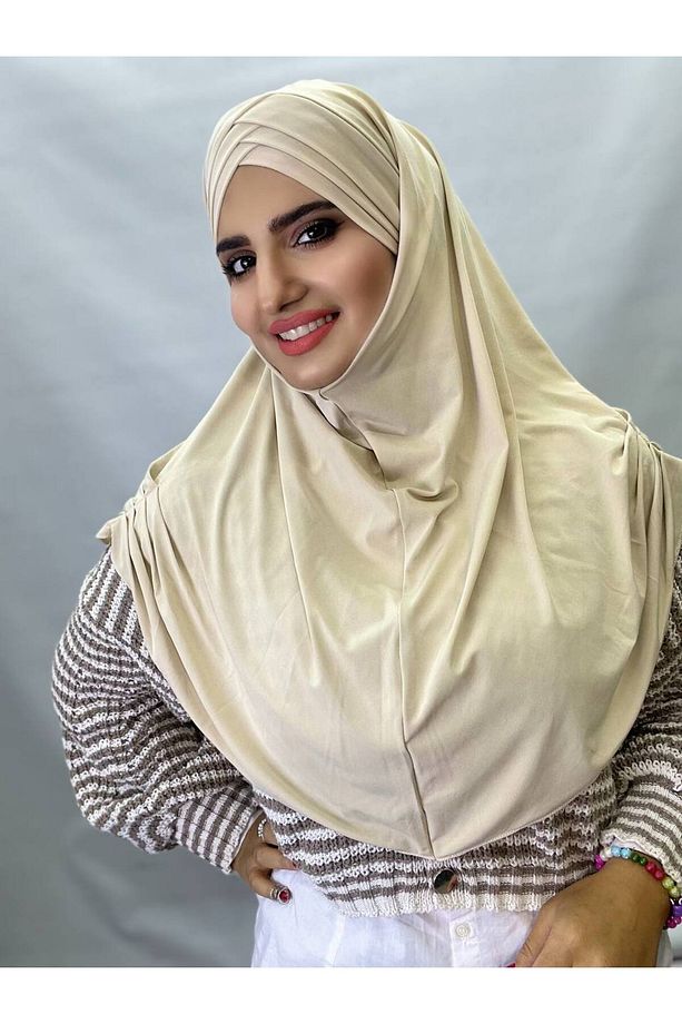 Çapraz Üç Bantlı Uzun Drape Bone - 3