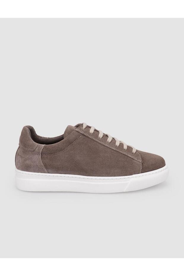 100% Genuine Leather Mink Suede Lace-Up Men's Sports Shoes