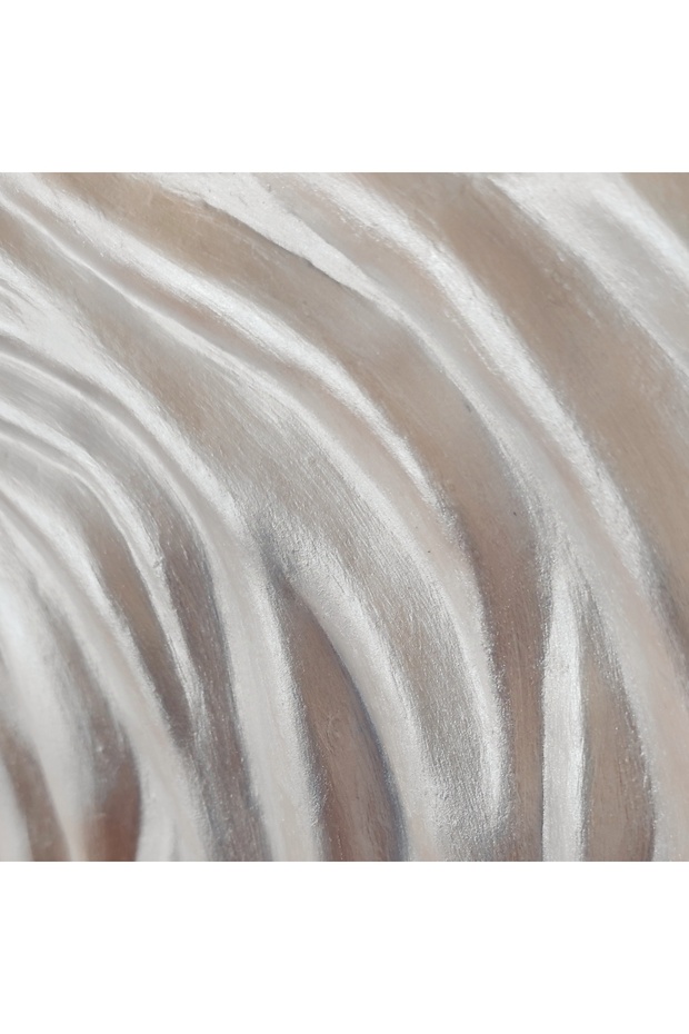 Pearl El Yapımı Duvar Heykeli 3D Tablo Plaster Texture Art - 5