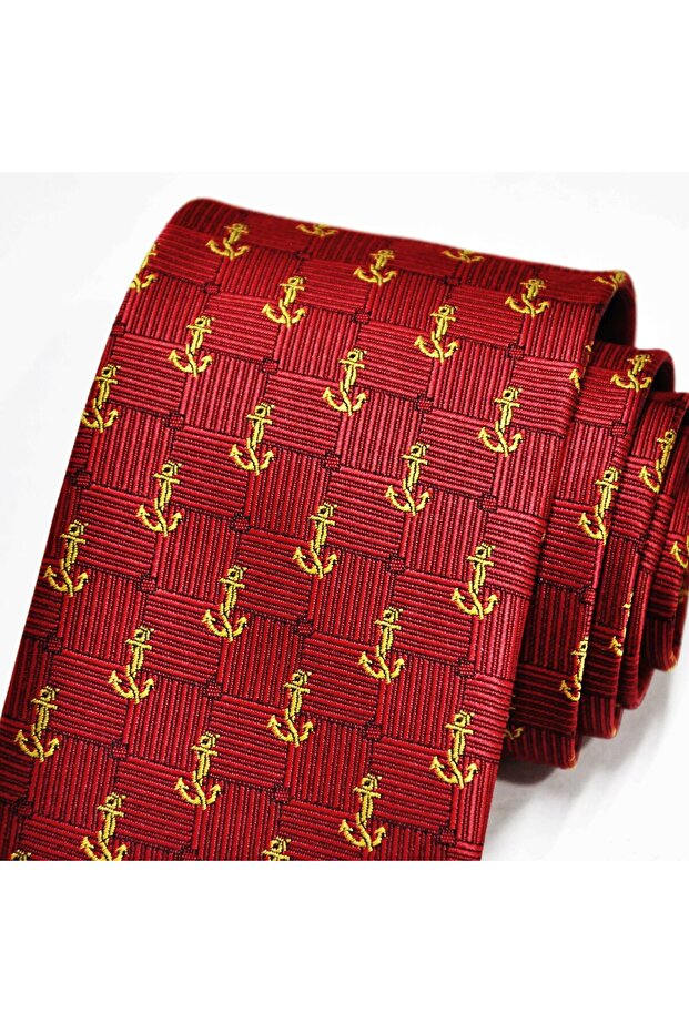 Jacquard Weave Handmade Microfiber Tie Abosa (MAR007)