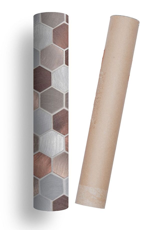Mutfak Tezgah Arası Kendinden Yapışkanlı Folyo Kaplama Geometrik Desen 60cmx100cm - 3