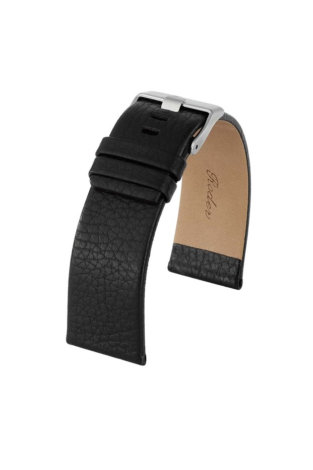 R4109 Leather Strap - Black - 24mm