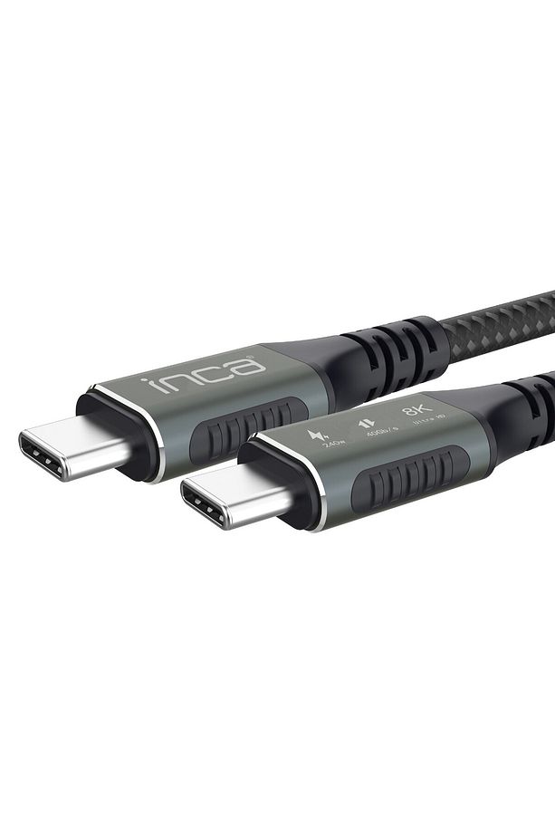 Itct-40 Usb4 8k@60hz Thunderbolt 4/3 40 Gbps Pd240w Type-c To Type-c Kablo -1.0m - 3