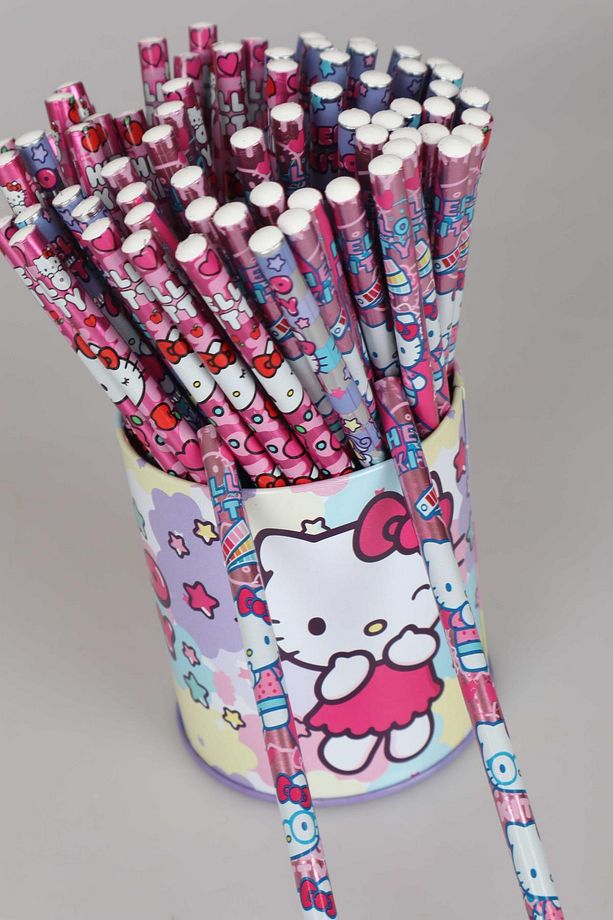 DEKOMUS İLE YENİ SEZON LİSANSLI HELLO KITTY 2'Lİ KURŞUN KALEM - 2