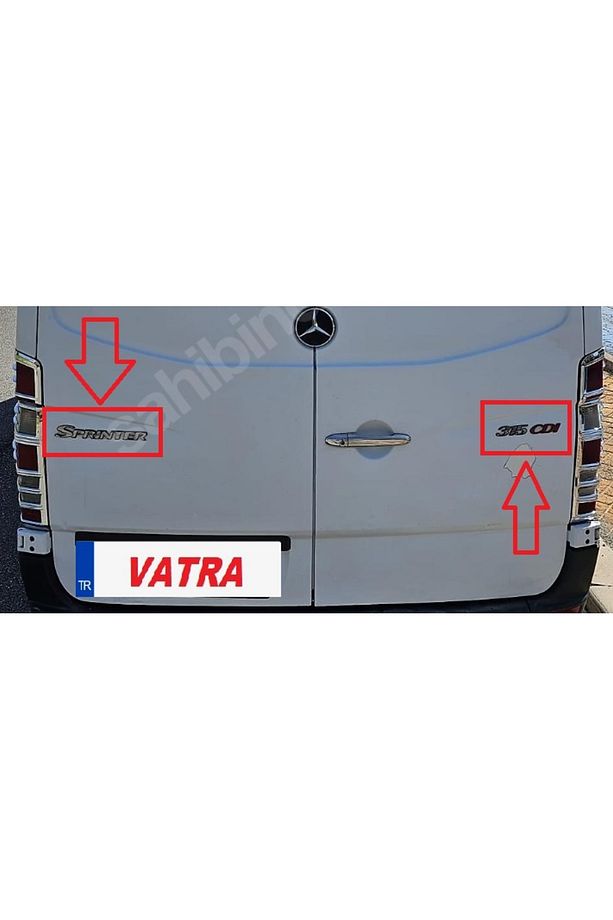 Sprinter Panel Van 315 CDI Uyumlu Sprinter ve 315 CDI Krom Bagaj Yazısı - 1