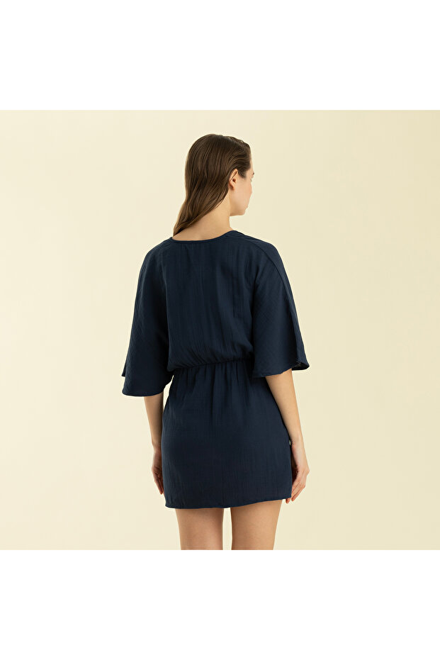 Brıse Elbise Marin Mavi - 6