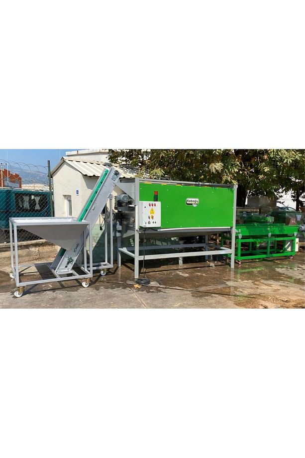 Magnum 3 - 3 Metre Çift Tamburlu Fırçalı Yatay Ceviz Soyma Makinesi - 1