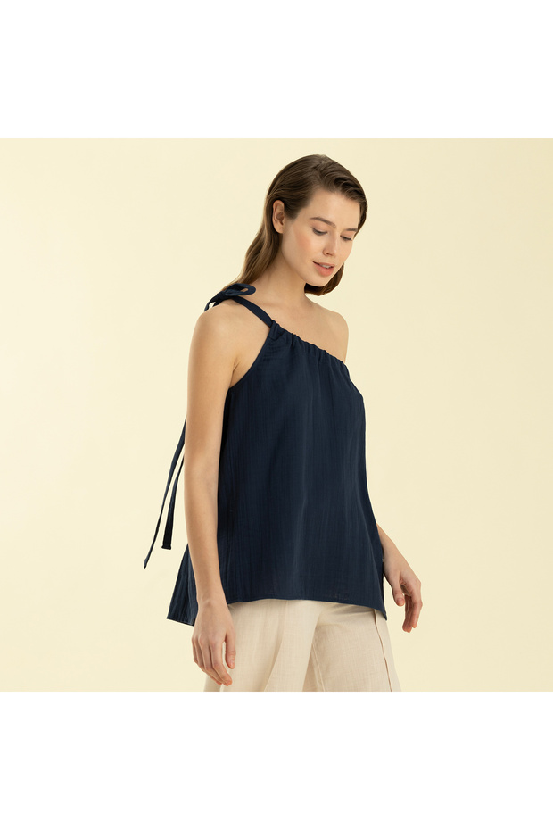 Volumınoso Top Marin Mavi - 3