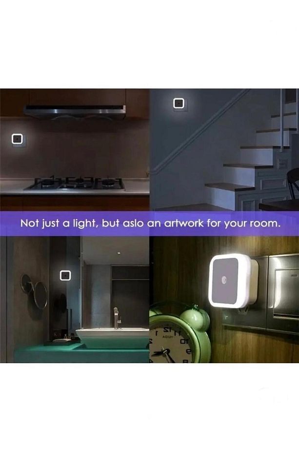 Sensörlü Mini Led Gece Lambası - 4
