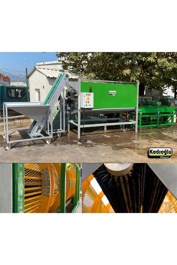 Magnum 3 - 3 Metre Çift Tamburlu Fırçalı Yatay Ceviz Soyma Makinesi - 2