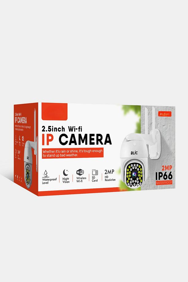 360° Haraketli Wifi Hareket Sensörlü 2MP Güvenlik Kamerası IP Kamera Gece Görüşlü Su Geçirmez IP66 - 4