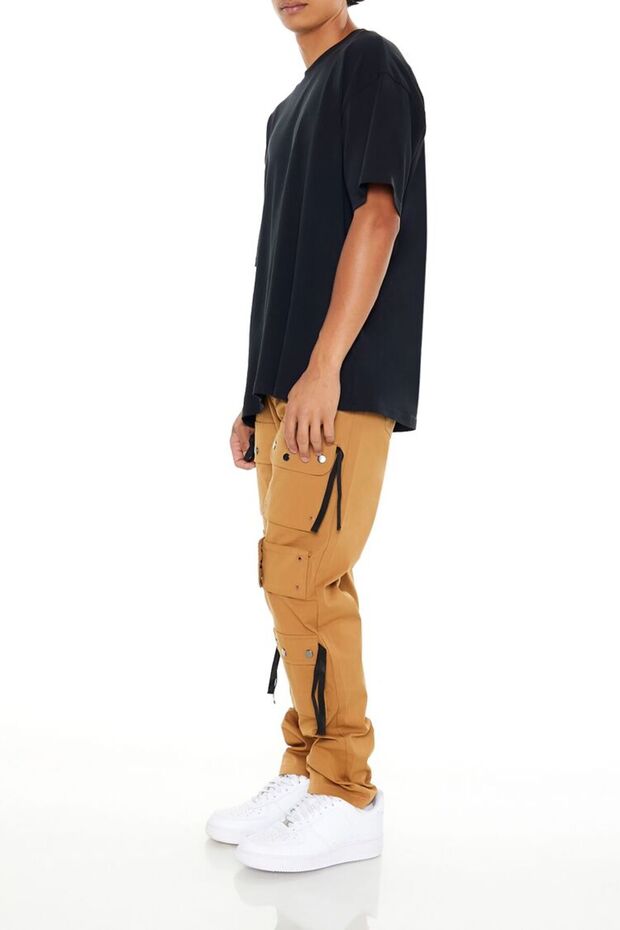 Slim-Fit Kargo Utility Pantolon - 4