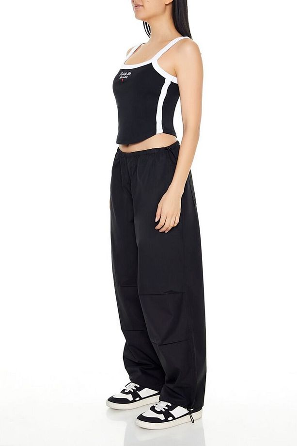Toggle Drawstring Paraşüt Pantolon - 3