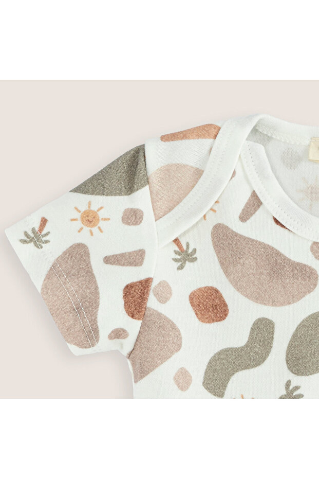 Joyful Baskılı Body Ekru - 2