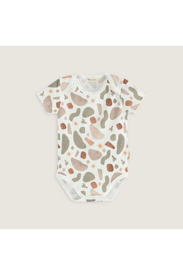 Joyful Baskılı Body Ekru - 1