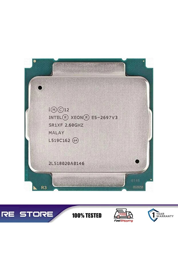 Intel Intel Xeon E5 2697V3 2697 V3 14-core 2.60GHz LGA 2011-3 cpu processor - 1