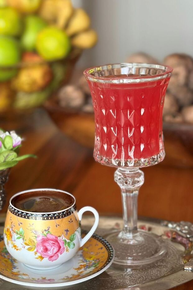Kadeh, 6'lı, Ayaklı Cam Bardak, Kahve Yanı Su Bardağı, 140 ml - 3
