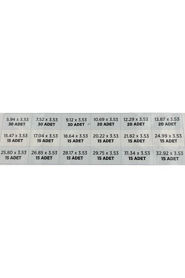 3.53 MM ORİNG SETİ 70 SHORE - 3