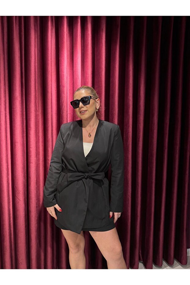 سترة سوداء موديل 7208 - 3