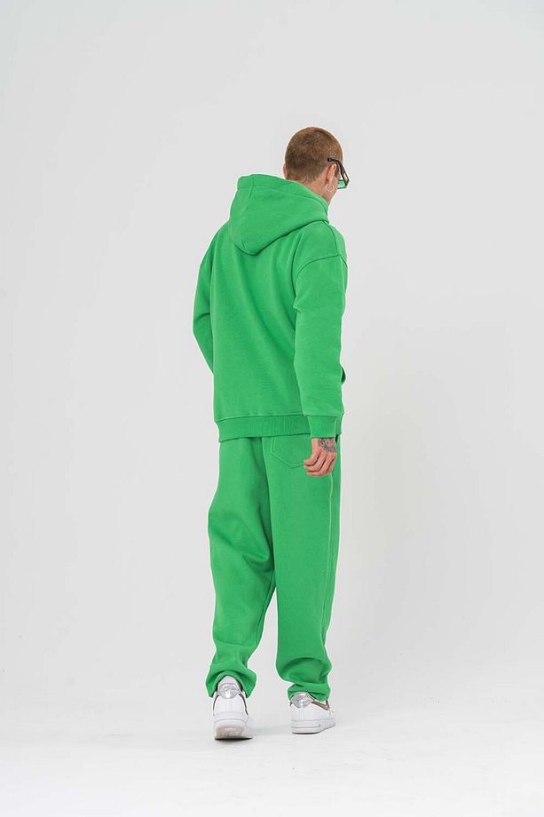 Basic Şardonlu Baggy Eşofman Alt - 7