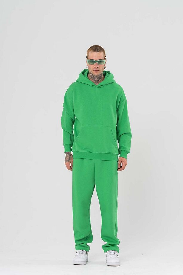 Basic Şardonlu Baggy Eşofman Alt - 5