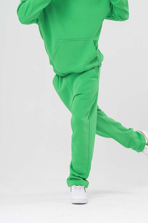 Basic Şardonlu Baggy Eşofman Alt - 1