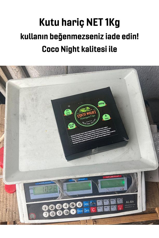45 Mikron 1 kg Kesilmiş Hazır Alüminyum Nargile Folyosu Nargile Kömürü - 6
