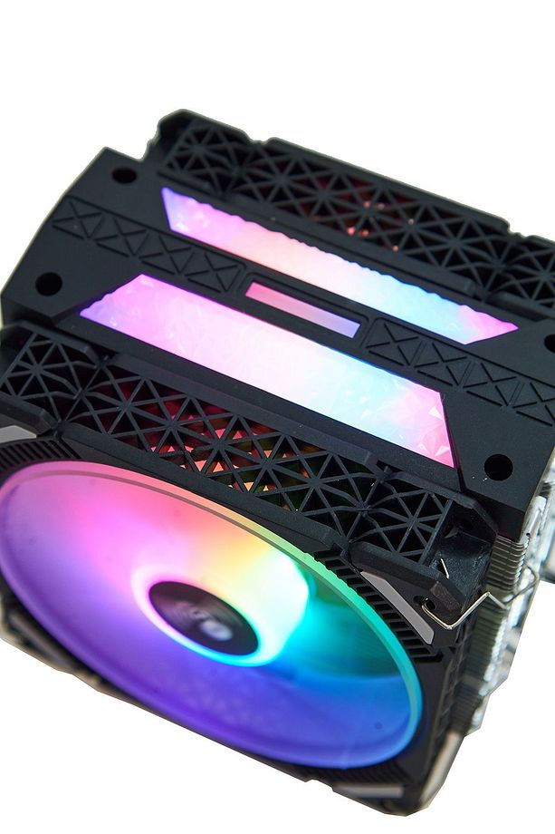 L4X2 Amd ve Intel Uyumlu Işlemci Soğutucu 4 Bakır Boru 12 cm Rgb Fan 160 Tdp - 3