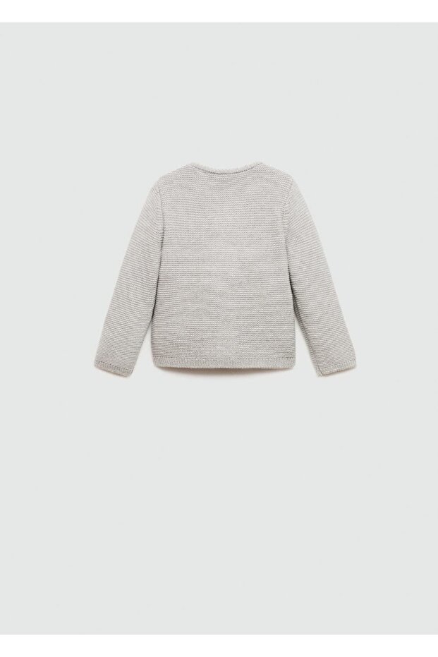 Düğmeli triko hırka - 2