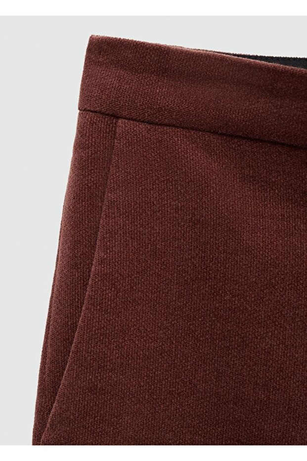 Gerade geschnittene Samthose - 5