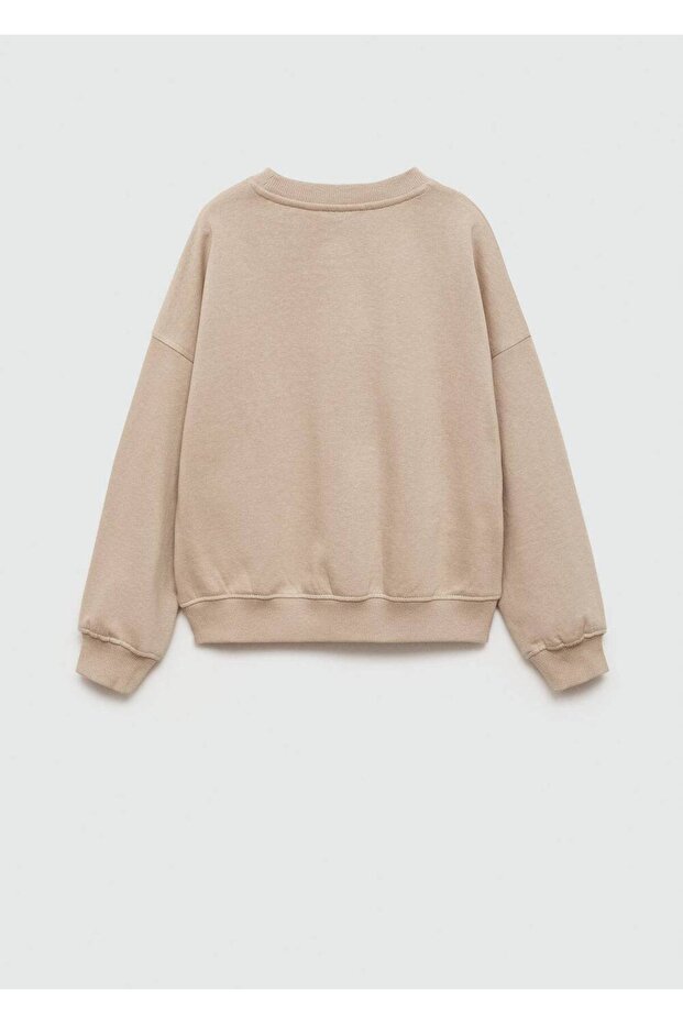 Desenli Pamuklu Sweatshirt - 3