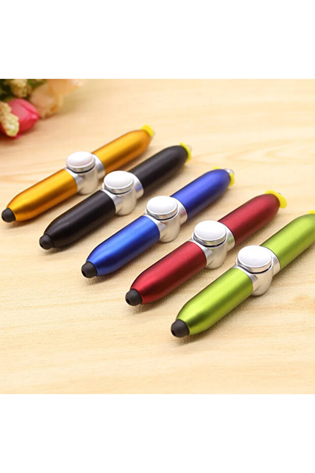 Random send 1 pc Multi-function Gyroscope Pens Decompression Toy Gyro Spinner Light Fidget Toy Pen W - 1