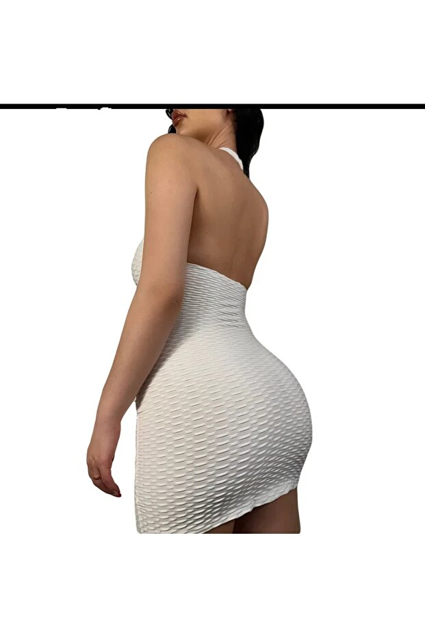 Міні біла сукня - 2