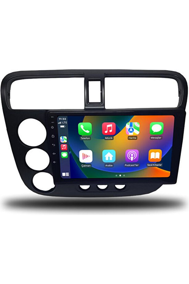 over Honda Civic vtech 2001-2006 6GB RAM 64GB HAFIZA Android Android Multimedya Teyp - 1