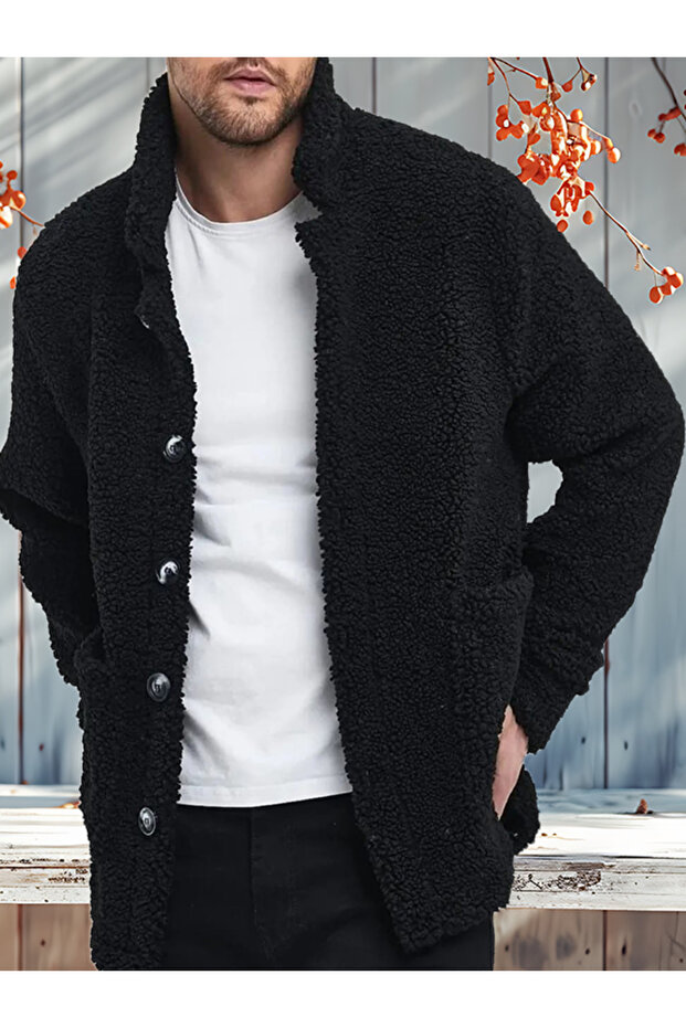 Unisex Peluş Ceket - 2