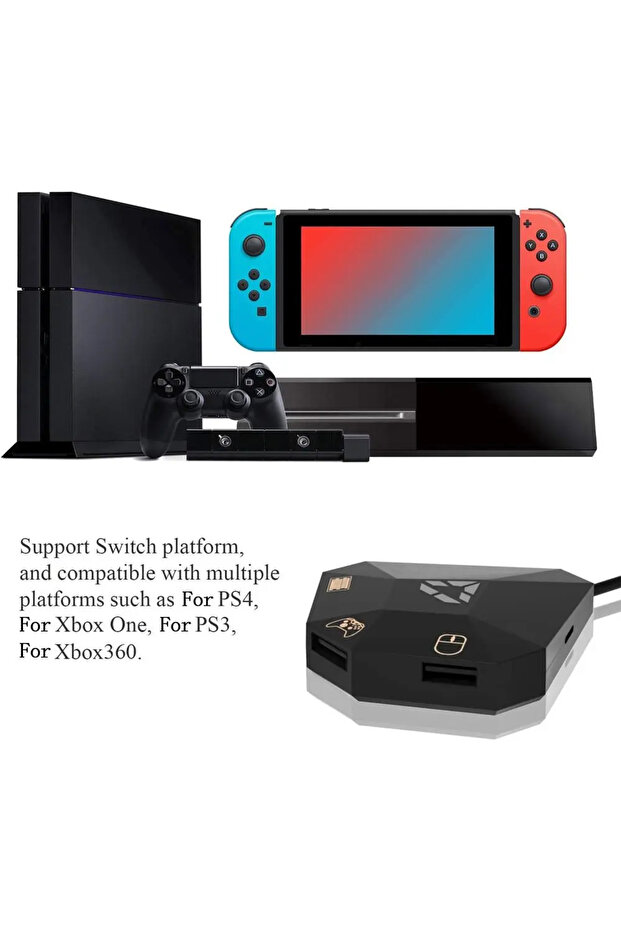 Keyboard and Mouse Adapter USB Connection Mouse and Keyboard Converte for PS4/PS3/Xbox One/Xbox 3... - 4