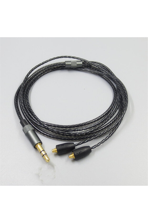 black Replacement Audio Cable for Shure MMCX SE215 SE425 SE535 SE846 UE900 for Westone Headphones Bl