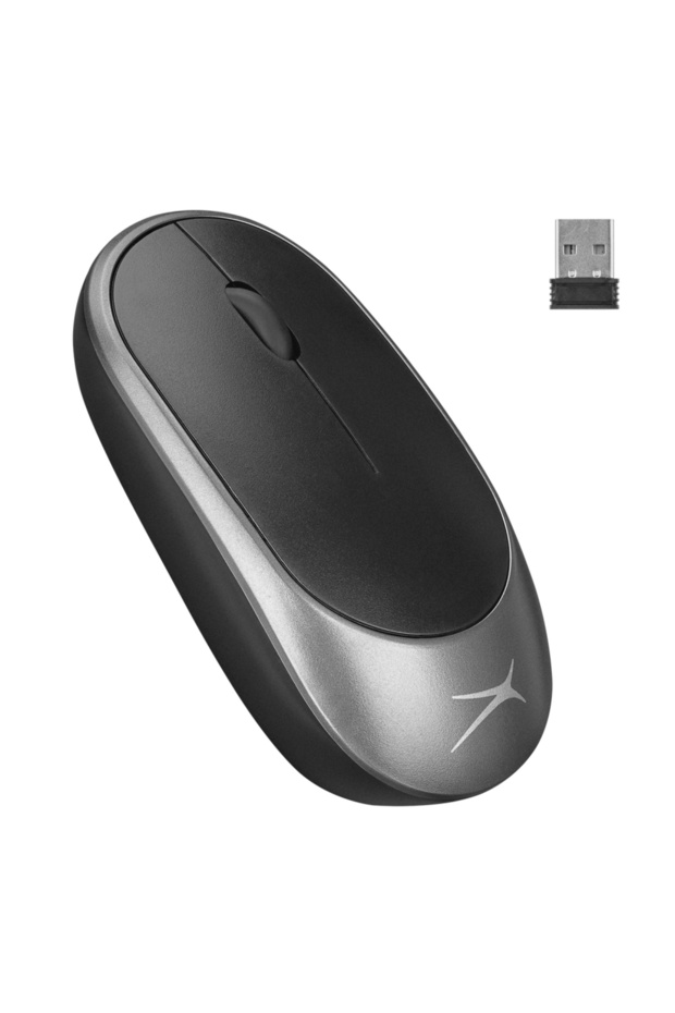 Gri 2.4ghz Usb 1200dpı Alkalin Pilli Kablosuz Mouse - 2