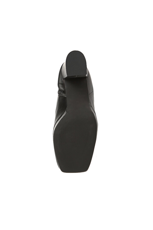 Siyah Kadın Deri Bot - 5